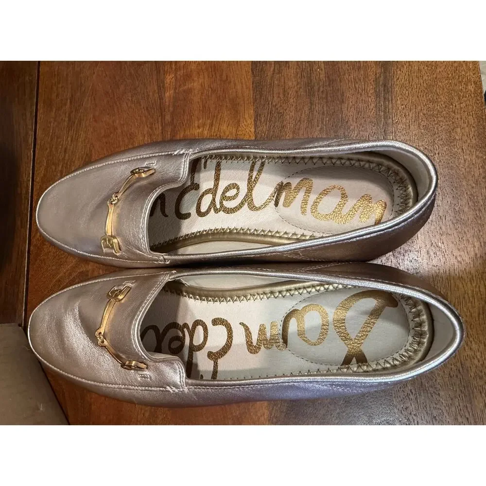 Sam Edelman - Women's Loraine Bit Loafer - Pink Gold - Size 9.5